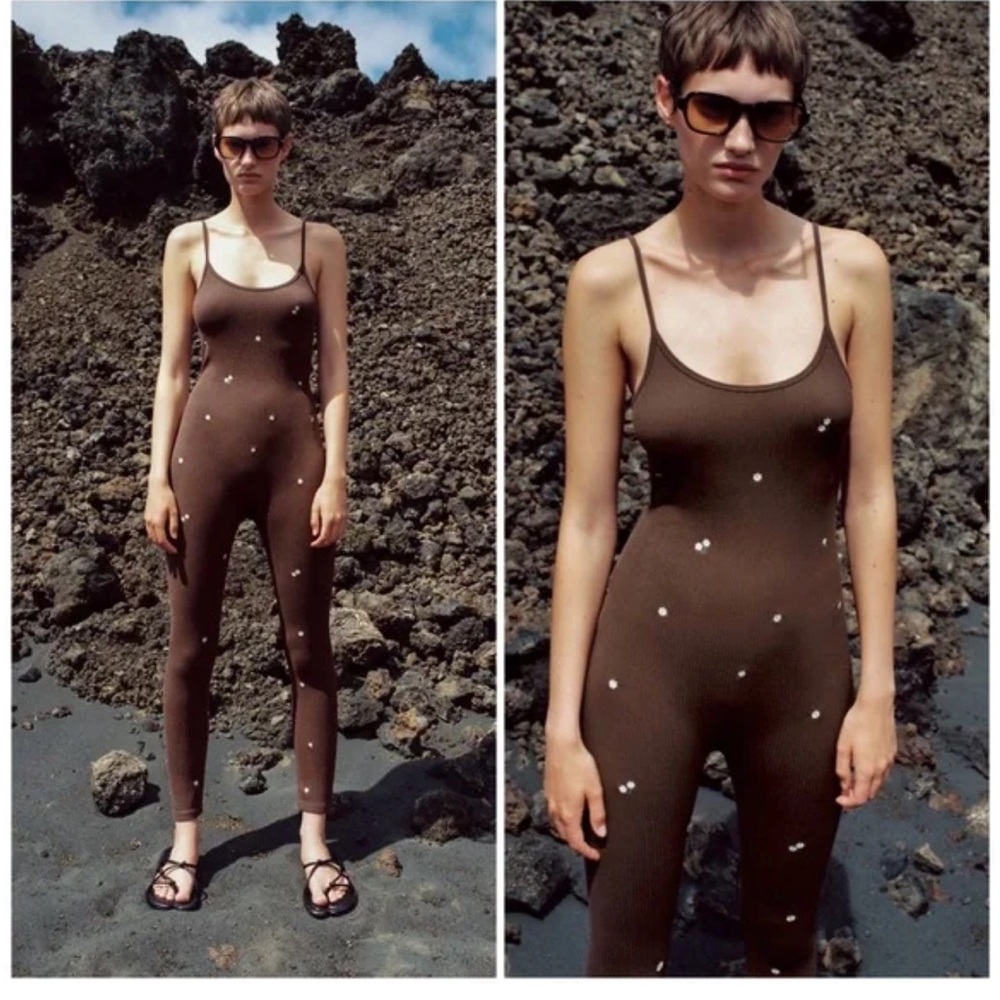 Zara Jumpsuit Ribbed - Picture 2 of 4
